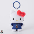 [Pre-order] Japan Sanrio Finger Mascot & Carabiner - Hello Kitty : Japan National Football Team Ver. 2026 - 1