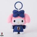 [Pre-order] Japan Sanrio Finger Mascot & Carabiner - My Melody : Japan National Football Team Ver. 2026 - 1