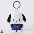 [Pre-order] Japan Sanrio Finger Mascot & Carabiner - Pochacco : Japan National Football Team Ver. 2026 - 1