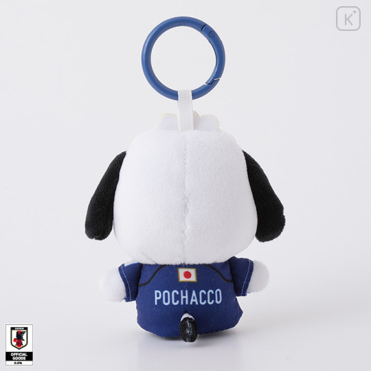 [Pre-order] Japan Sanrio Finger Mascot & Carabiner - Pochacco : Japan National Football Team Ver. 2026 - 2