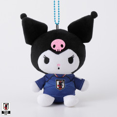 [Pre-order] Japan Sanrio Mascot Holder - Kuromi : Japan National Football Team Ver. 2026