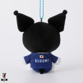 [Pre-order] Japan Sanrio Mascot Holder - Kuromi : Japan National Football Team Ver. 2026 - 2