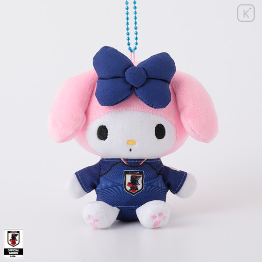 [Pre-order] Japan Sanrio Mascot Holder - My Melody : Japan National Football Team Ver. 2026 - 1
