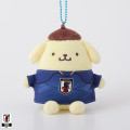 [Pre-order] Japan Sanrio Mascot Holder - Pompompurin : Japan National Football Team Ver. 2026 - 1