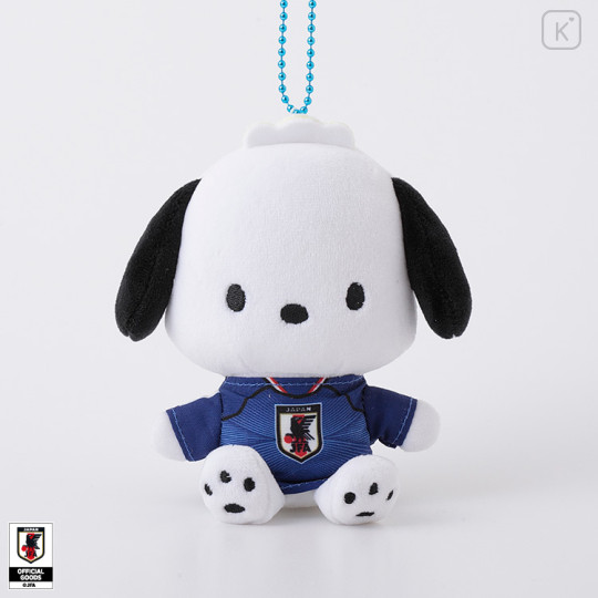 [Pre-order] Japan Sanrio Mascot Holder - Pochacco : Japan National Football Team Ver. 2026 - 1