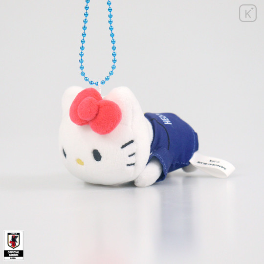 [Pre-order] Japan Sanrio Lying Down Mascot Plush - Hello Kitty : Japan National Football Team Ver. 2026 - 2