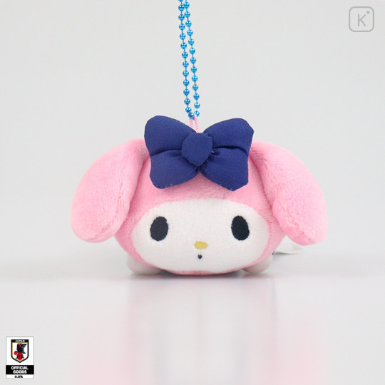 [Pre-order] Japan Sanrio Lying Down Mascot Plush - My Melody : Japan National Football Team Ver. 2026 - 1