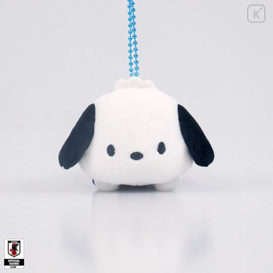 [Pre-order] Japan Sanrio Lying Down Mascot Plush - Pochacco : Japan National Football Team Ver. 2026 - 1