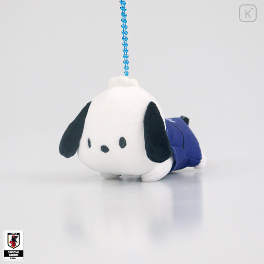 [Pre-order] Japan Sanrio Lying Down Mascot Plush - Pochacco : Japan National Football Team Ver. 2026 - 2