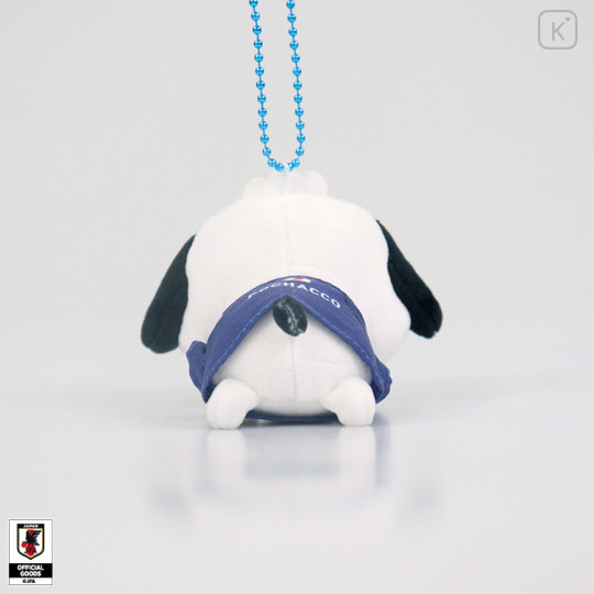 [Pre-order] Japan Sanrio Lying Down Mascot Plush - Pochacco : Japan National Football Team Ver. 2026 - 3