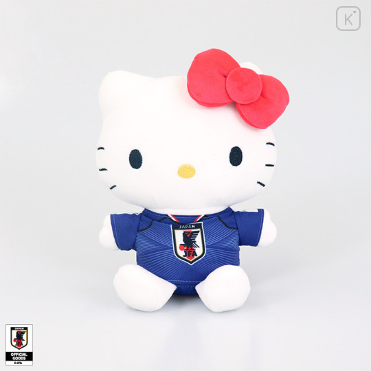 [Pre-order] Japan Sanrio Plush Toy (S) - Hello Kitty : Japan National Football Team Ver. 2026 - 1