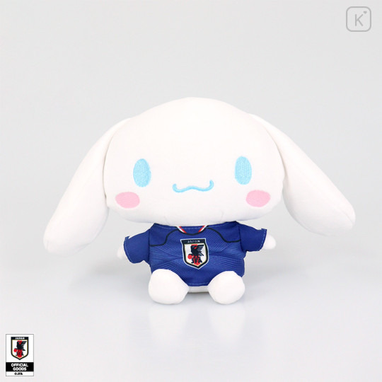 [Pre-order] Japan Sanrio Plush Toy (S) - Cinnamoroll : Japan National Football Team Ver. 2026 - 1