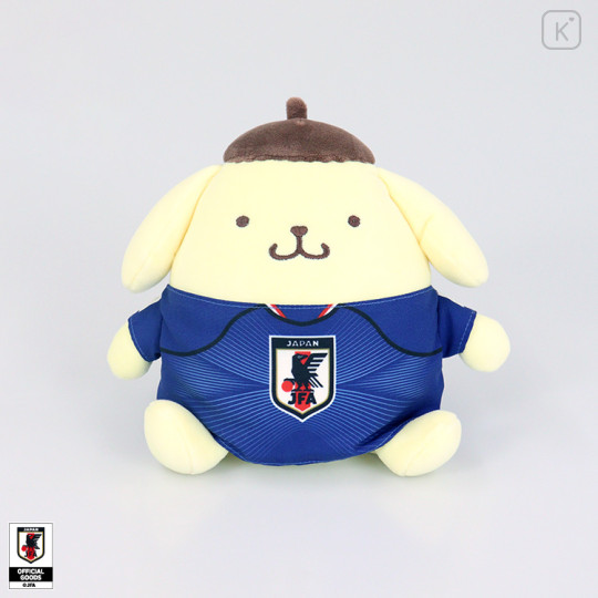 [Pre-order] Japan Sanrio Plush Toy (S) - Pompompurin : Japan National Football Team Ver. 2026 - 1