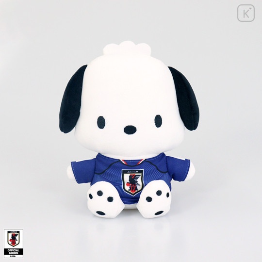 [Pre-order] Japan Sanrio Plush Toy (S) - Pochacco : Japan National Football Team Ver. 2026 - 1