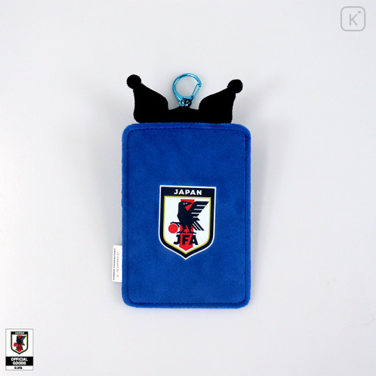 [Pre-order] Japan Sanrio Plush Photo Keychain - Kuromi : Japan National Football Team Ver. 2026 - 2
