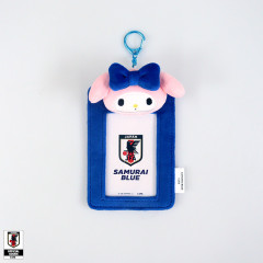 [Pre-order] Japan Sanrio Plush Photo Keychain - My Melody : Japan National Football Team Ver. 2026