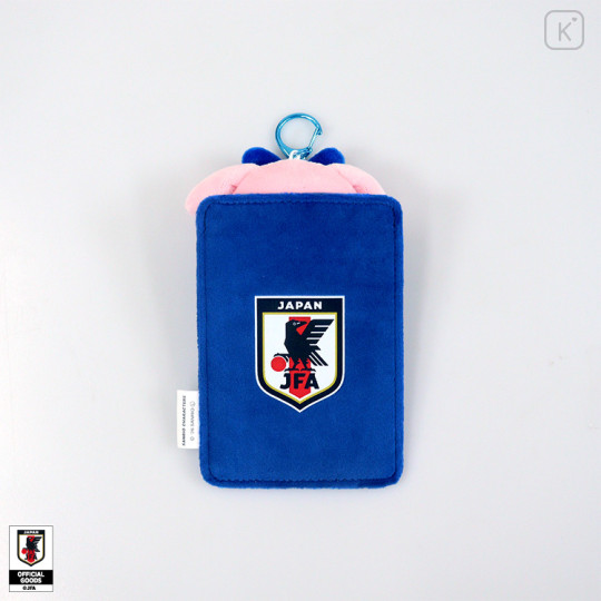 [Pre-order] Japan Sanrio Plush Photo Keychain - My Melody : Japan National Football Team Ver. 2026 - 2