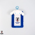 [Pre-order] Japan Sanrio Plush Photo Keychain - Cinnamoroll : Japan National Football Team Ver. 2026 - 1