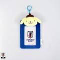 [Pre-order] Japan Sanrio Plush Photo Keychain - Pompompurin : Japan National Football Team Ver. 2026 - 1