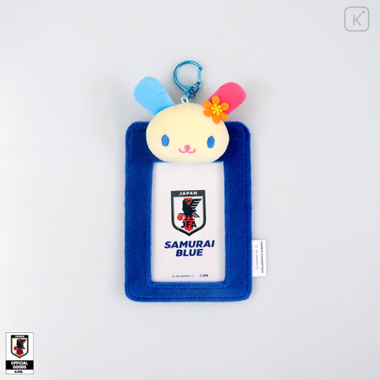 [Pre-order] Japan Sanrio Plush Photo Keychain - Usahana : Japan National Football Team Ver. 2026 - 1