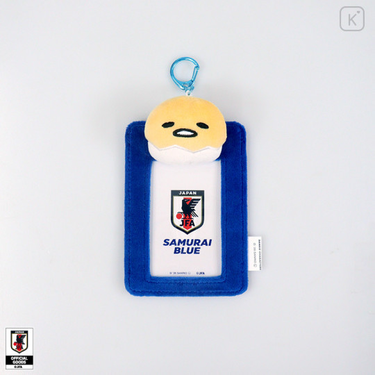 [Pre-order] Japan Sanrio Plush Photo Keychain - Gudetama : Japan National Football Team Ver. 2026 - 1