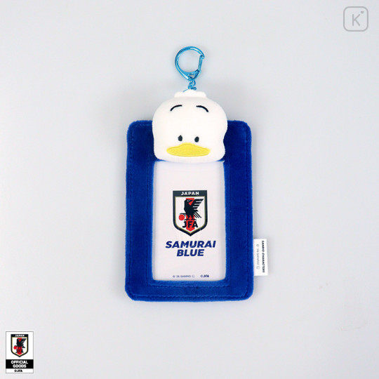 [Pre-order] Japan Sanrio Plush Photo Keychain - Pekkle : Japan National Football Team Ver. 2026 - 1