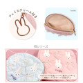 Japan Miffy Quilted Mini Pouch - Ribbon Light Pink - 2