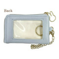 Japan Miffy Pass Case Card Holder - Quilted Ribbon Light Blue - 2