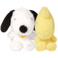 Japan Peanuts Mascot Holder Connecting Set - Snoopy & Woodstock - 1