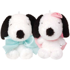 Japan Peanuts Mascot Holder Connecting Set - Snoopy & Belle