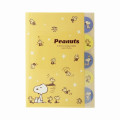Japan Peanuts 5 Pockets A4 Clear File - Snoopy & Woodstock : Star Yellow A Friend Always Take Care Of You - 1