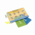 Japan Peanuts Clear Mini Pouch - Woodstock : Star Friends Yellow Sequins - 3