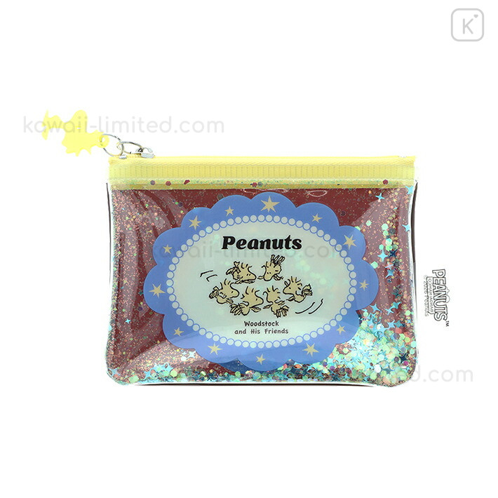 その他 PEANUTS FRIENDS Japan Peanuts Clear Mini Pouch - Woodstock : Star Friends Brown