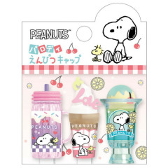 Japan Peanuts Pencil Cap Set - Snoopy : Ice Cream Drink Style A