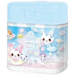 Japan Q-LiA Pencil Sharpener - Candy Twins Rabbit : Blue
