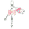 Japan Sanrio Mascot Bag Charm Keychain - My Melody : Jara Gem Ribbon - 1
