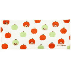 Japan Monchhichi Face Towel - Monchhichi-chan & Monchhichi-kun : Furukawashiko Fruit Parlor Apple