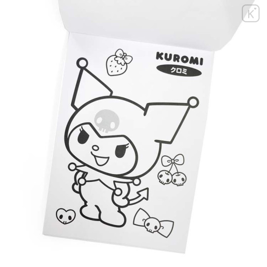 Japan Sanrio A6 Coloring Book - Characters Painting - 2