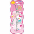 Japan Sanrio Mascot Bag Charm Keychain - Hello Kitty : Jara Gem Ribbon - 1