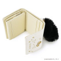 Japan Sanrio Trifold Wallet - Hello Kitty : White Gold Dangling Tail - 3