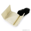 Japan Sanrio Trifold Wallet - Hello Kitty : White Gold Dangling Tail - 5