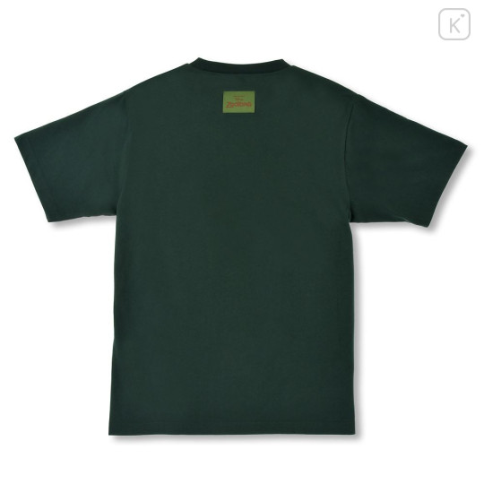 Japan Disney Store T-shirt - Zootopia : Nick Wilde Chill Out Dark Green T-Shirt Collection - 4