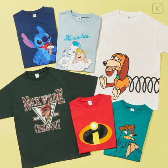 Japan Disney Store T-shirt - Mr. Incredible Red T-Shirt Collection - 2