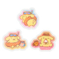 Japan Sanrio Original Hologram Sticker - Pompompurin : Summer Soda Swimsuit - 5