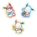 Japan Sanrio Original Hologram Sticker - Pochacco : Summer Soda - 4