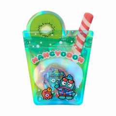 Japan Sanrio Original Hologram Sticker - Hangyodon : Summer Soda