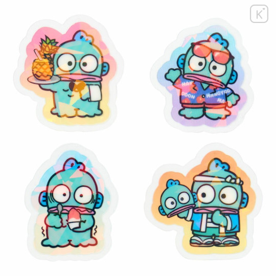 Japan Sanrio Original Hologram Sticker - Hangyodon : Summer Soda - 3