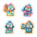 Japan Sanrio Original Hologram Sticker - Hangyodon : Summer Soda - 3