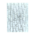 Japan Moomin 5 Pockets A4 Clear File - Hattifatteners : Summer White - 1