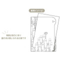 Japan Moomin 5 Pockets A4 Clear File - Hattifatteners : Summer White - 3